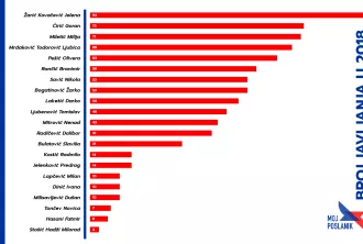 Ко су најактивнији посланици са југа Србије у 2018?